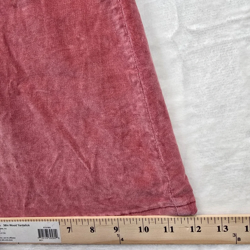 Free People We The Free‎ Pull-On Corduroy Flare Pants Rose Pink Size 28 OB910963